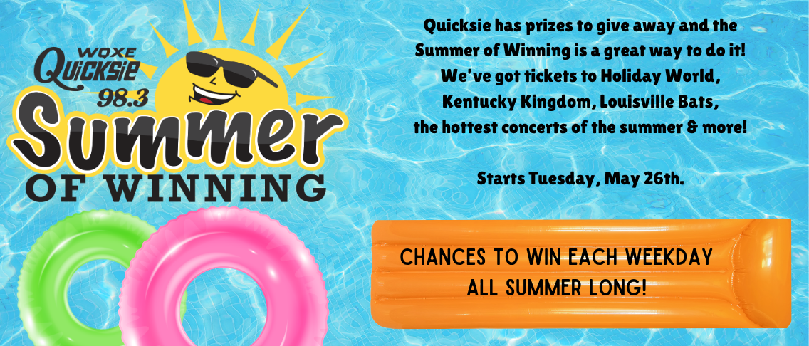 Summer of Winning - website banner Quicksie's Summer of Winning